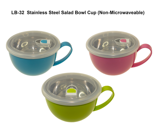 Stainless Steel Salad Bowl Cup