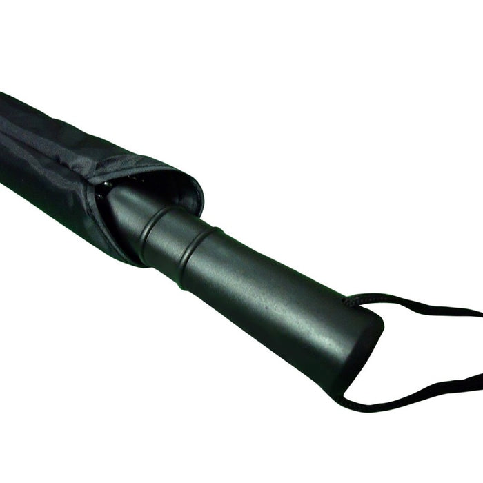 Black Straight Handle and Tip Umbrella