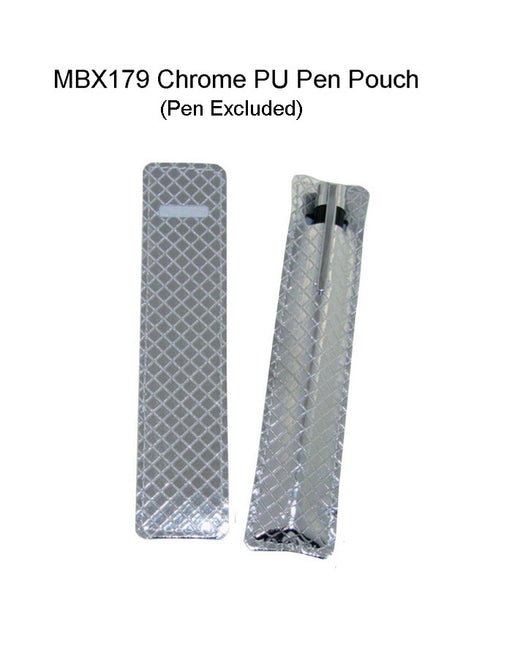 Chrome PU Pen Pouch
