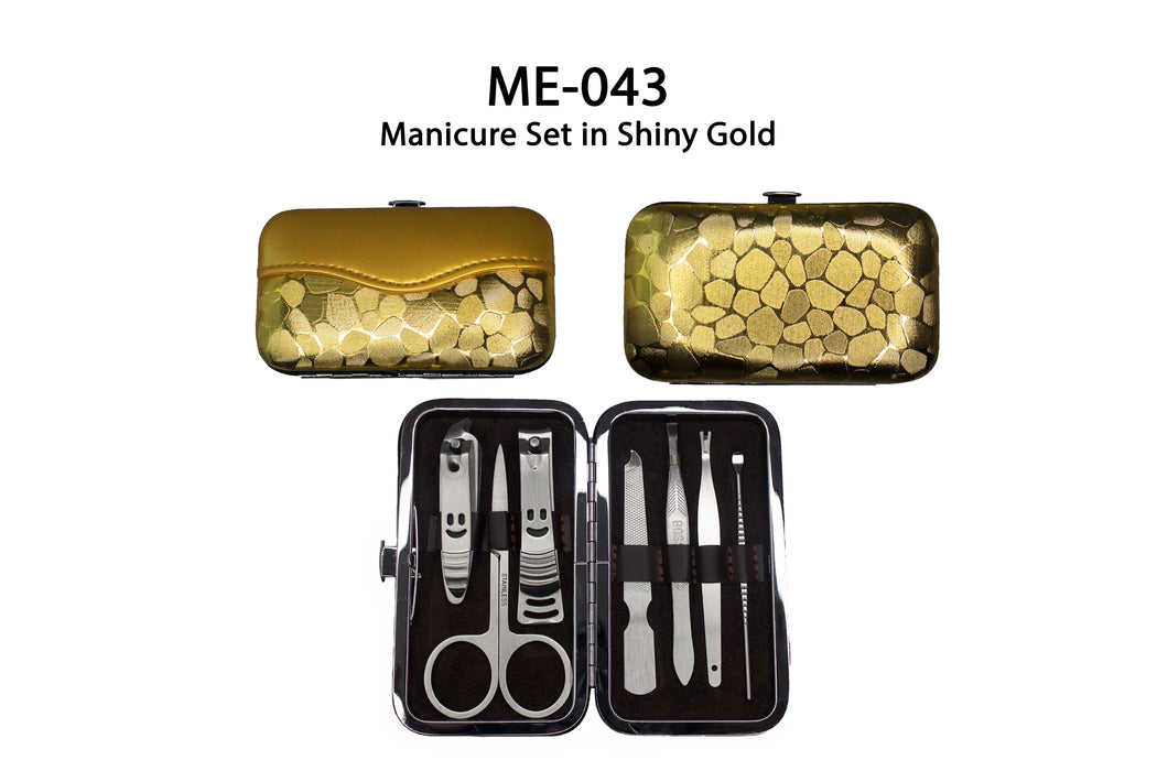 Manicure Set in Shiny Gold