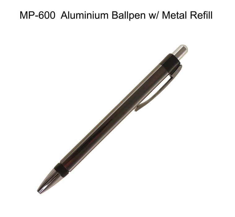 Aluminium pen with metal refill 2