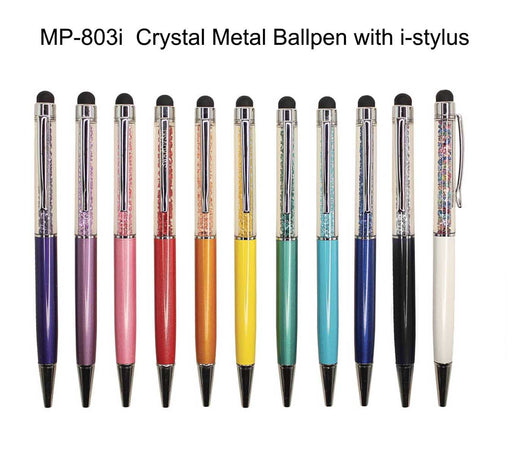 Crystal Metal Ballpen with i-Stylus