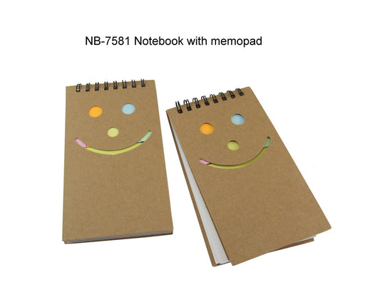 Notebook with Memopad