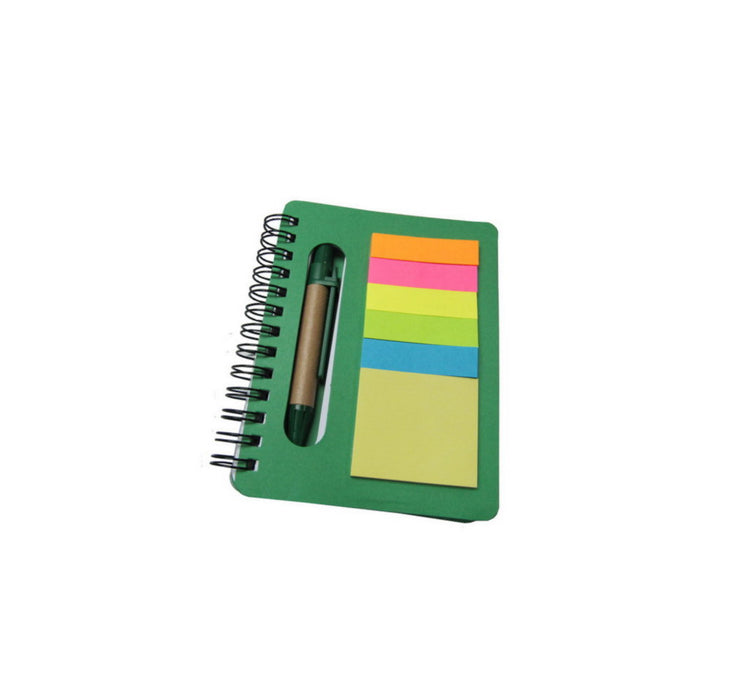 Notebook with memopad & ballpen