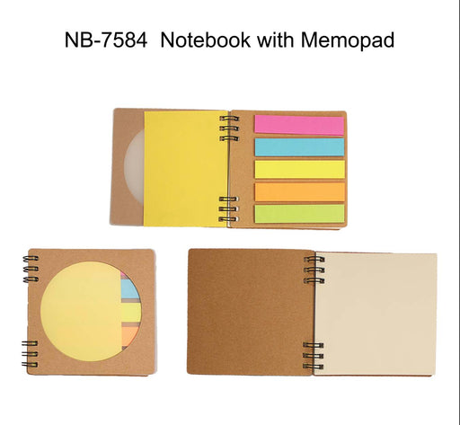Eco-friendly Notebook with Memopad