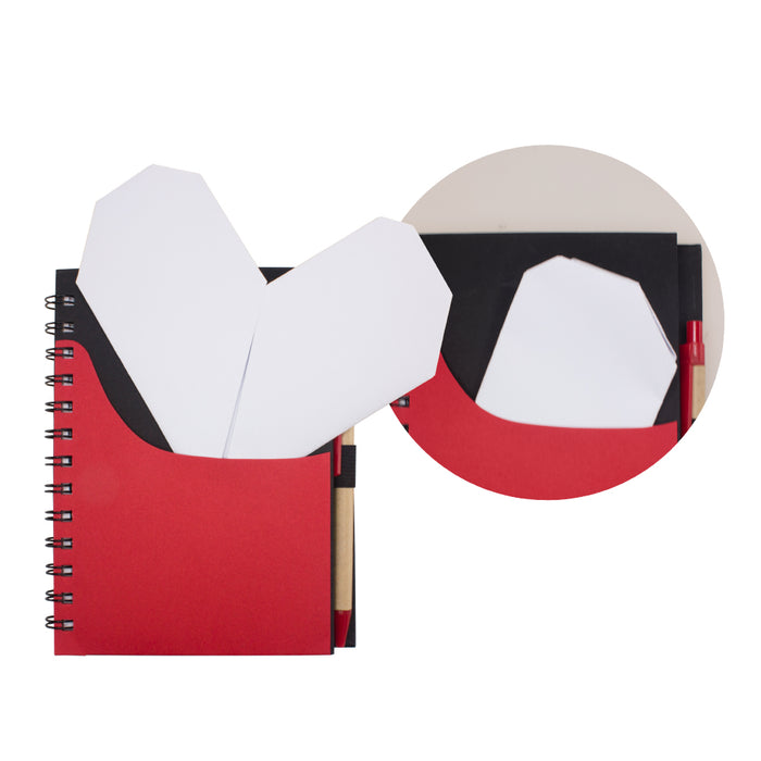 Notebook with Pen & Pocket