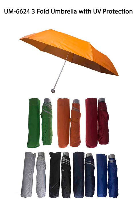 Three Fold Umbrella with UV Protection