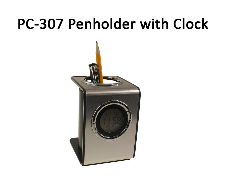 Penholder with Clock