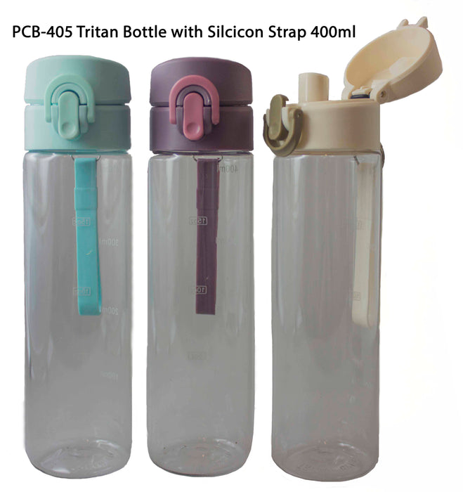 Tritan Bottle with Silicone Strap
