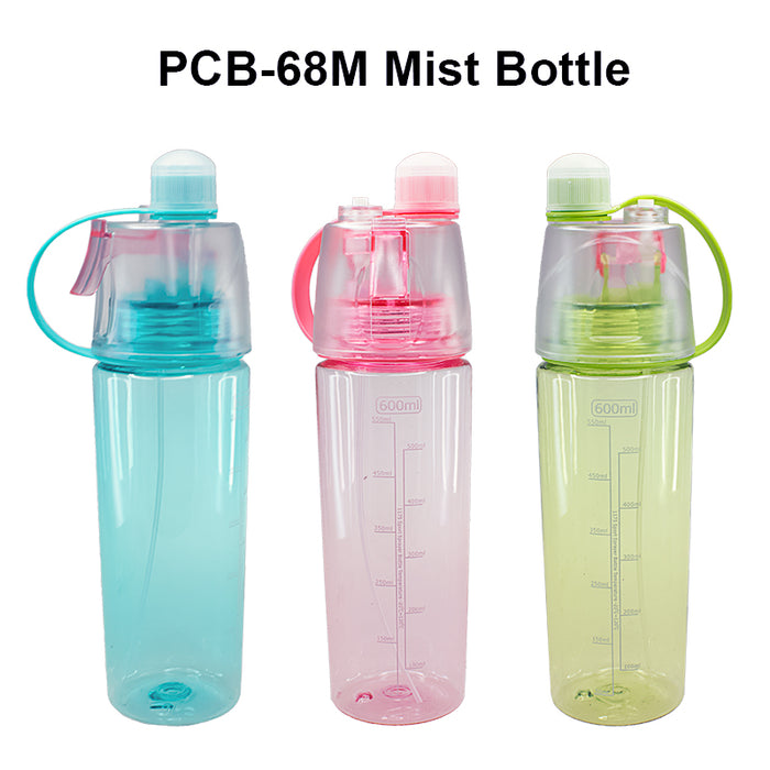 Mist Bottle with Leak-proof Silicone Cup and Spray