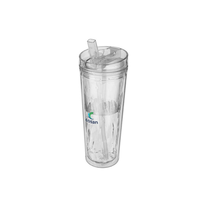 Hot & Cold Flip n Sip Geometric Insulating Tumbler