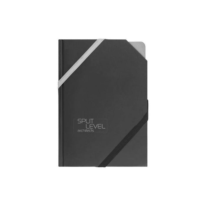 Stripe Double Elastic Notebook