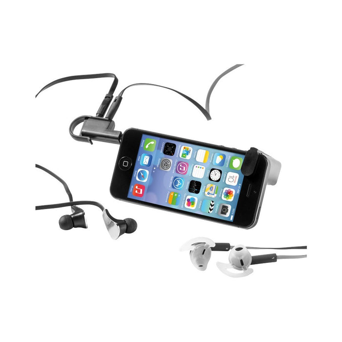 Nano music splitter and phone stand