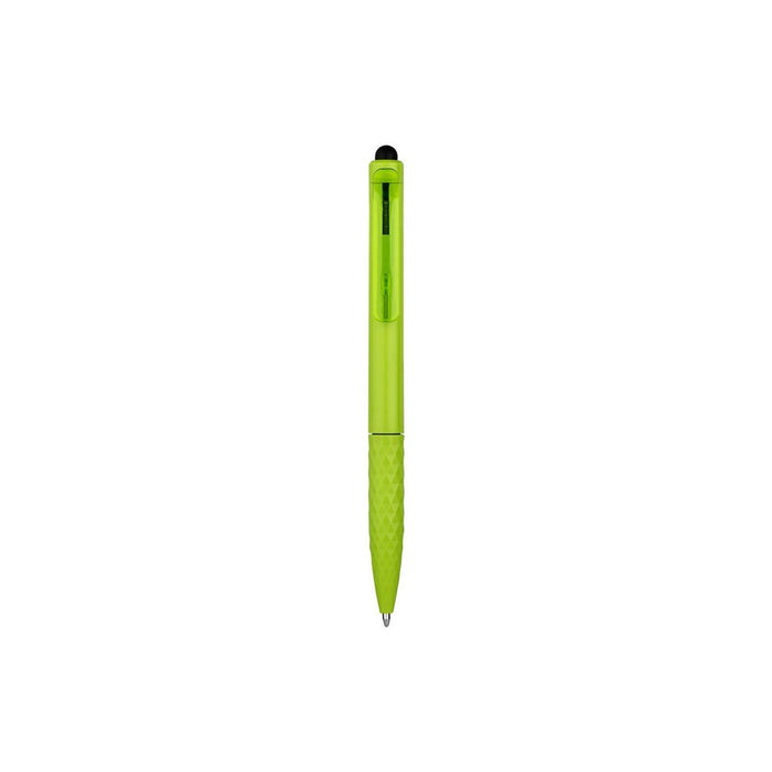 Tri Click Clip Stylus Ballpoint Pen