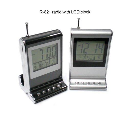 Radio with LCD Clock