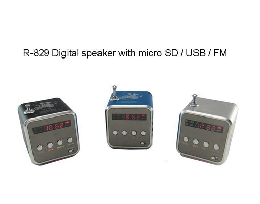 Digital Speaker with Micro SD/ USB/ FM