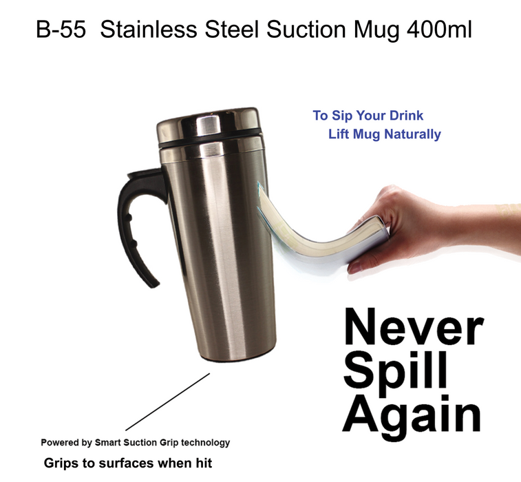 Stainless Steel Suction Tumbler