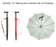 Walking Stick Umbrella with UV Protection