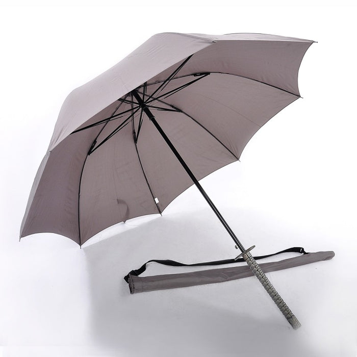 Samurai Chrome Handle Extra Long Umbrella