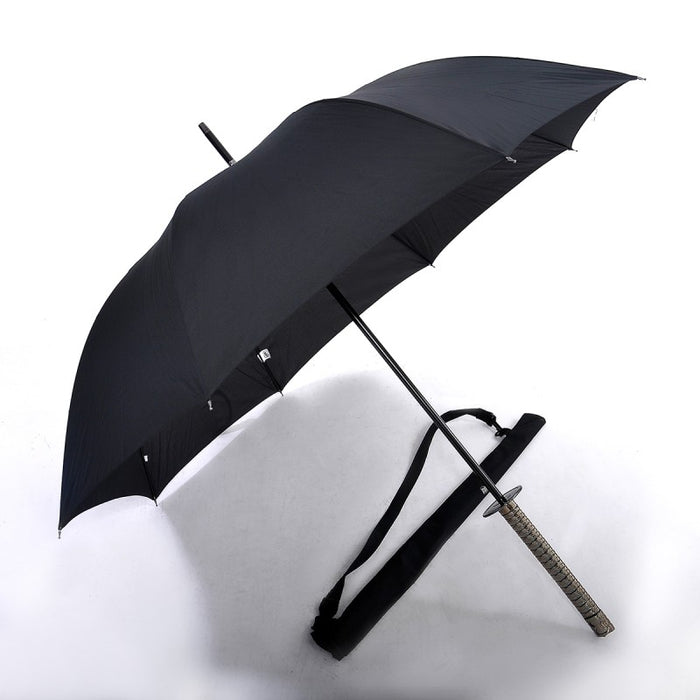 Samurai Chrome Handle Extra Long Umbrella