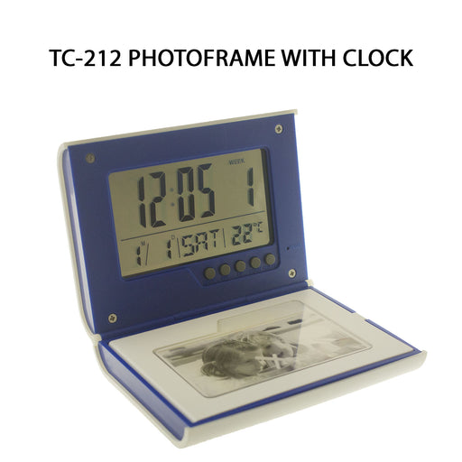 Photo Frame with Clock 2