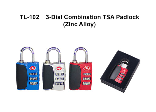 3-Dial Combination TSA Padlock 1