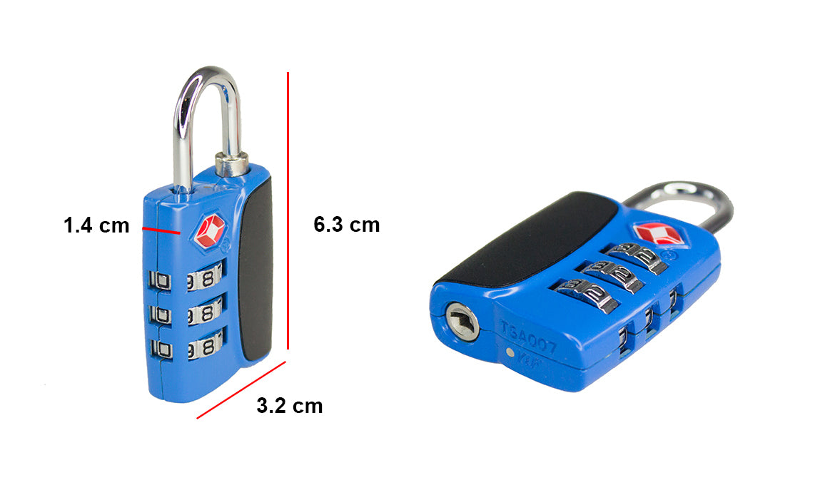 3-Dial Combination TSA Padlock 1