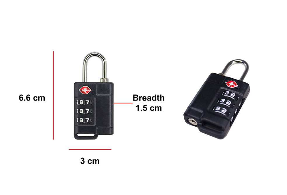 3-Dial Combination TSA Padlock 2