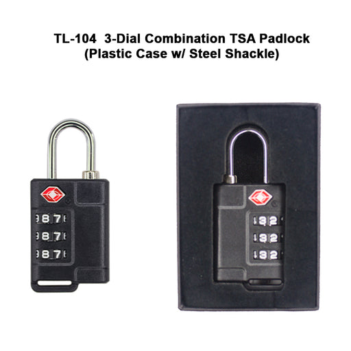 3-Dial Combination TSA Padlock 2