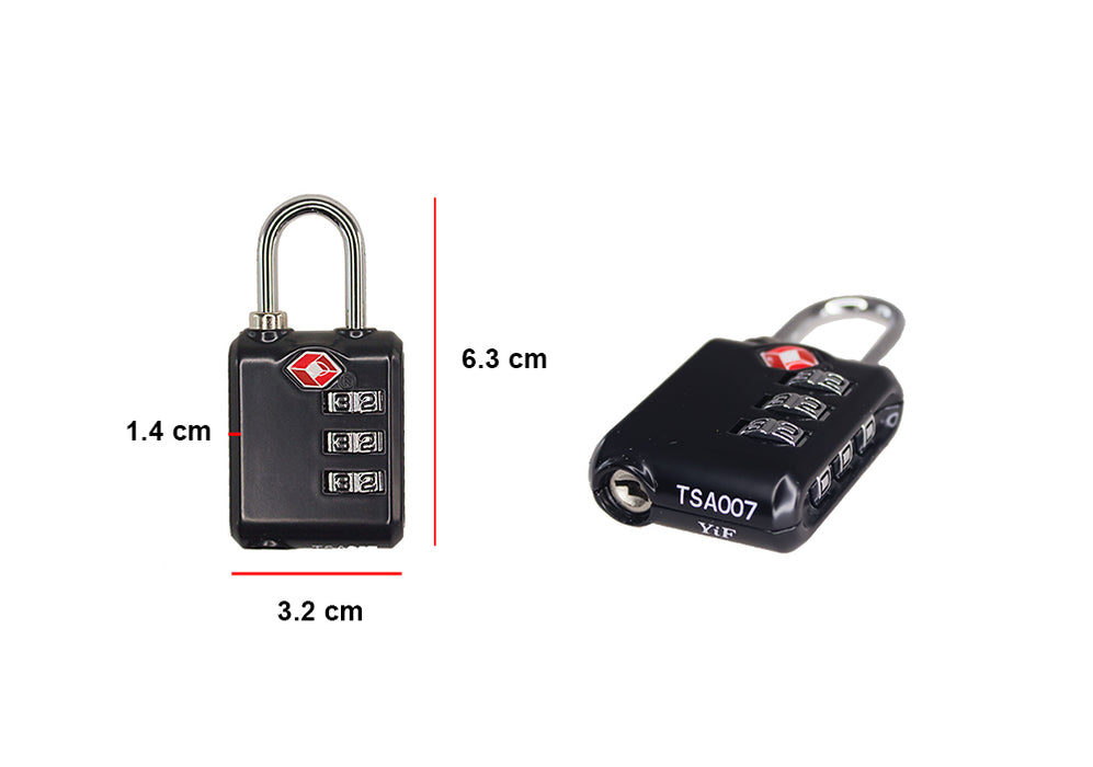 3-Dial Combination TSA Padlock 4