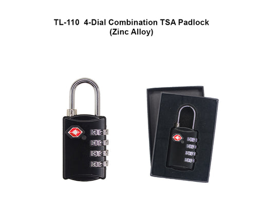 4-Dial Combination TSA Padlock