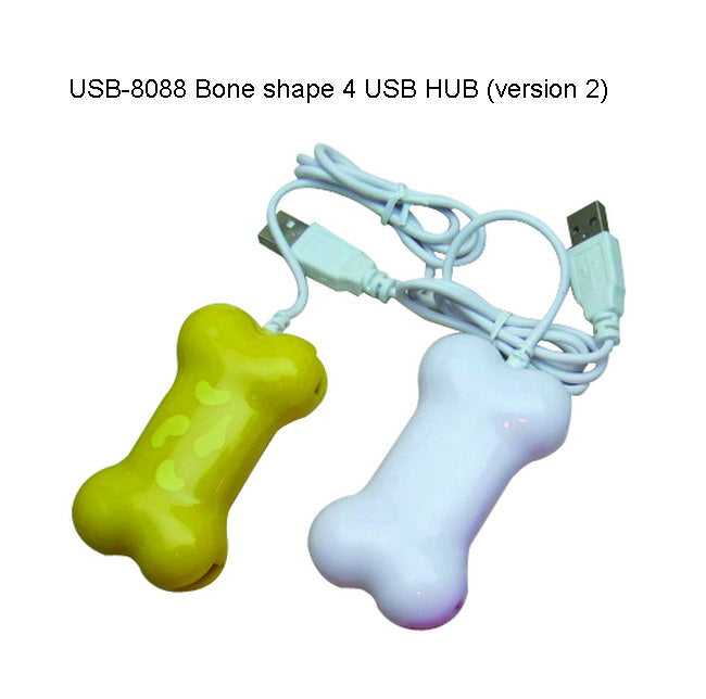Bone Shape 4 Port USB Hub