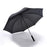 Full Black Straight Handle Umbrella