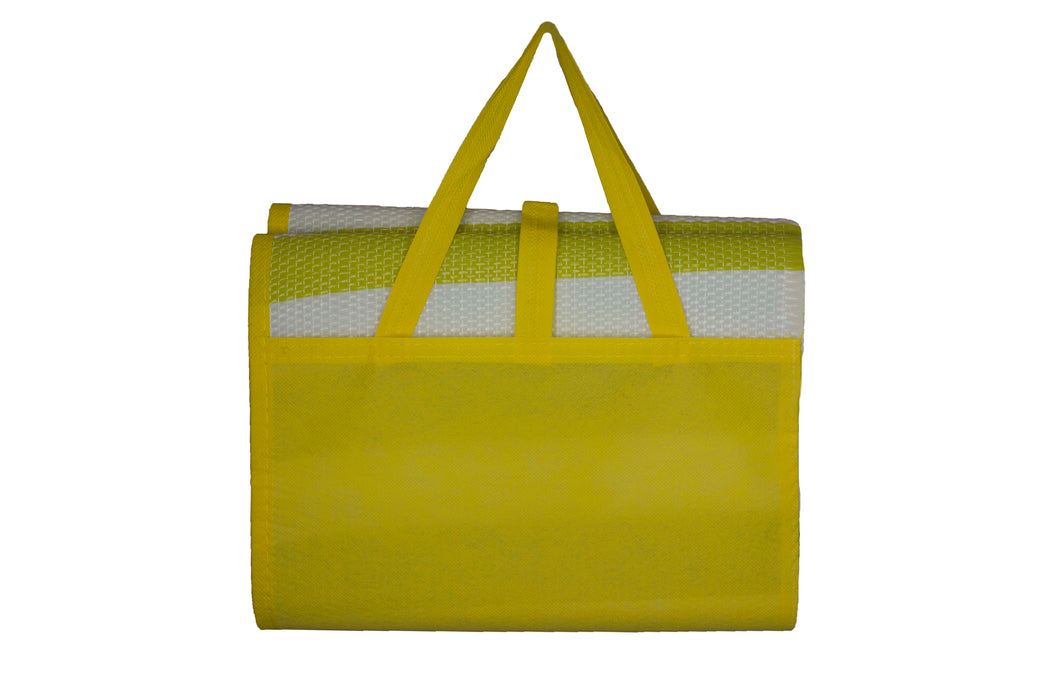 Beach Mat with Inflatable Cushion/ Pillow and Carrier Bag