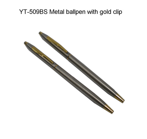 Metal Ballpen with Gold Clip 1
